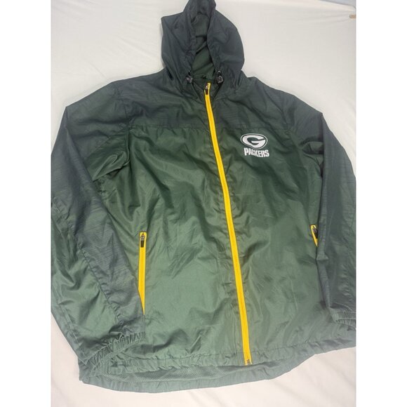 Green Bay Packers Full Zip Jacket NFL FOOTBALL Team Apparel Men’s Large GIII - Picture 4 of 12